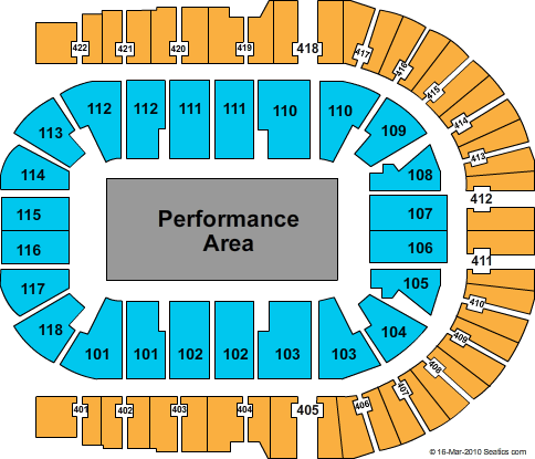 O2 Arena - London Carmen Seating Chart